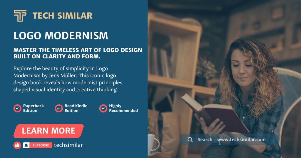 Feature image for Logo Modernism by Jens Müller book review post.